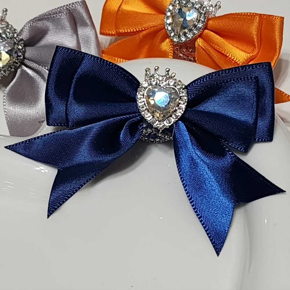 Fancy Bead Blue Bow Heart‎ Gem Crown Rhinestone Pearls Jewelry Making Beadable